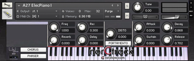 norCtrack juno-106 vst
